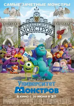 Университет монстров / Monsters University (2013) мультфильм скачать через торрент в хорошем качестве
