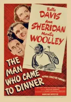 Человек, который пришел к обеду / The Man Who Came to Dinner (1942) фильм скачать через торрент в хорошем качестве