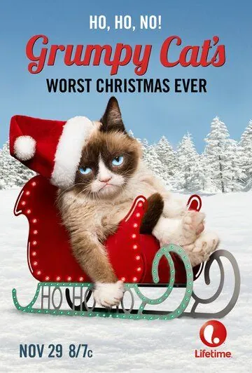 Скачать Худшее Рождество Сердитой кошки / Grumpy Cat's Worst Christmas Ever (2014) фильм через торрент на русском