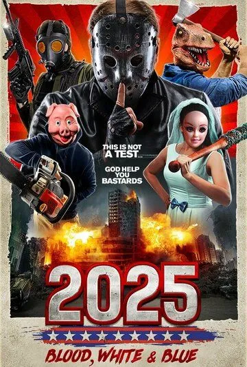 Скачать 2025: Кровавый, белый и синий / 2025: Make America Purge Again (2022) фильм через торрент на русском