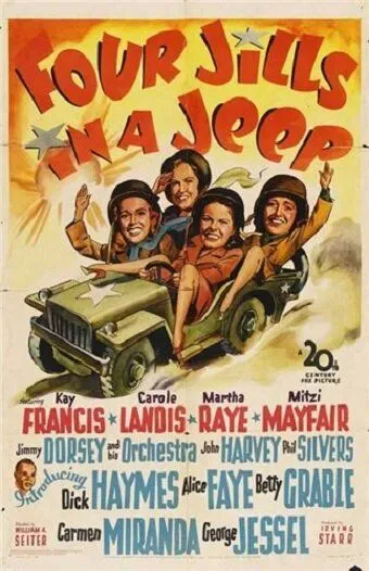 Скачать Четыре девушки в джипе / Four Jills in a Jeep (1944) фильм через торрент на русском