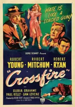 Перекрестный огонь / Crossfire (1947) фильм скачать через торрент в хорошем качестве