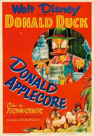 Дональд - яблочная сердцевина / Donald Applecore (1952) мультфильм скачать через торрент в хорошем качестве