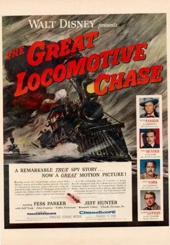Крутой маршрут / The Great Locomotive Chase (1956) фильм скачать через торрент в хорошем качестве