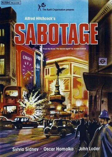 Саботаж / Sabotage (1936) фильм скачать через торрент в хорошем качестве