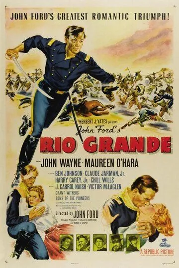 Рио Гранде / Rio Grande (1950) фильм скачать через торрент в хорошем качестве