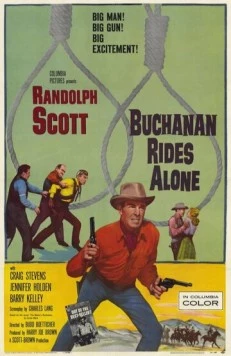 Одинокий всадник Бьюкенен / Buchanan Rides Alone (1958) фильм скачать через торрент в хорошем качестве
